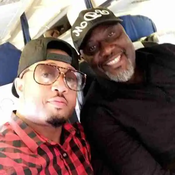 Actor Mike Ezuruonye Meets "Fearless" Senator Dino Melaye (Photo)